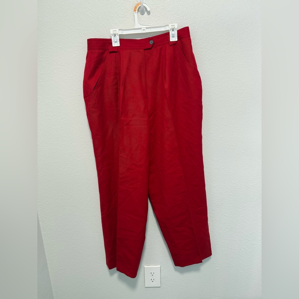 Amazon Red Plus Size Trouser Pants Size 16